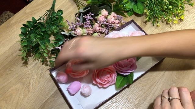 Букет из роз в плайм-пакете/Букет из мыла/Во что втыкать шпажки/Мыловарение/Soap смотреть онлайн