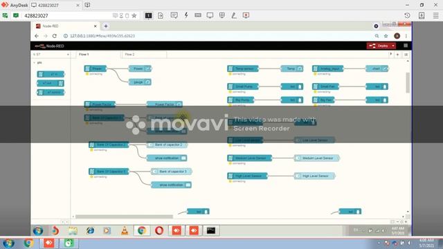Part 3- HMI and Node Red explanation for the monitoring and controlling the variables of transforme смотреть онлайн