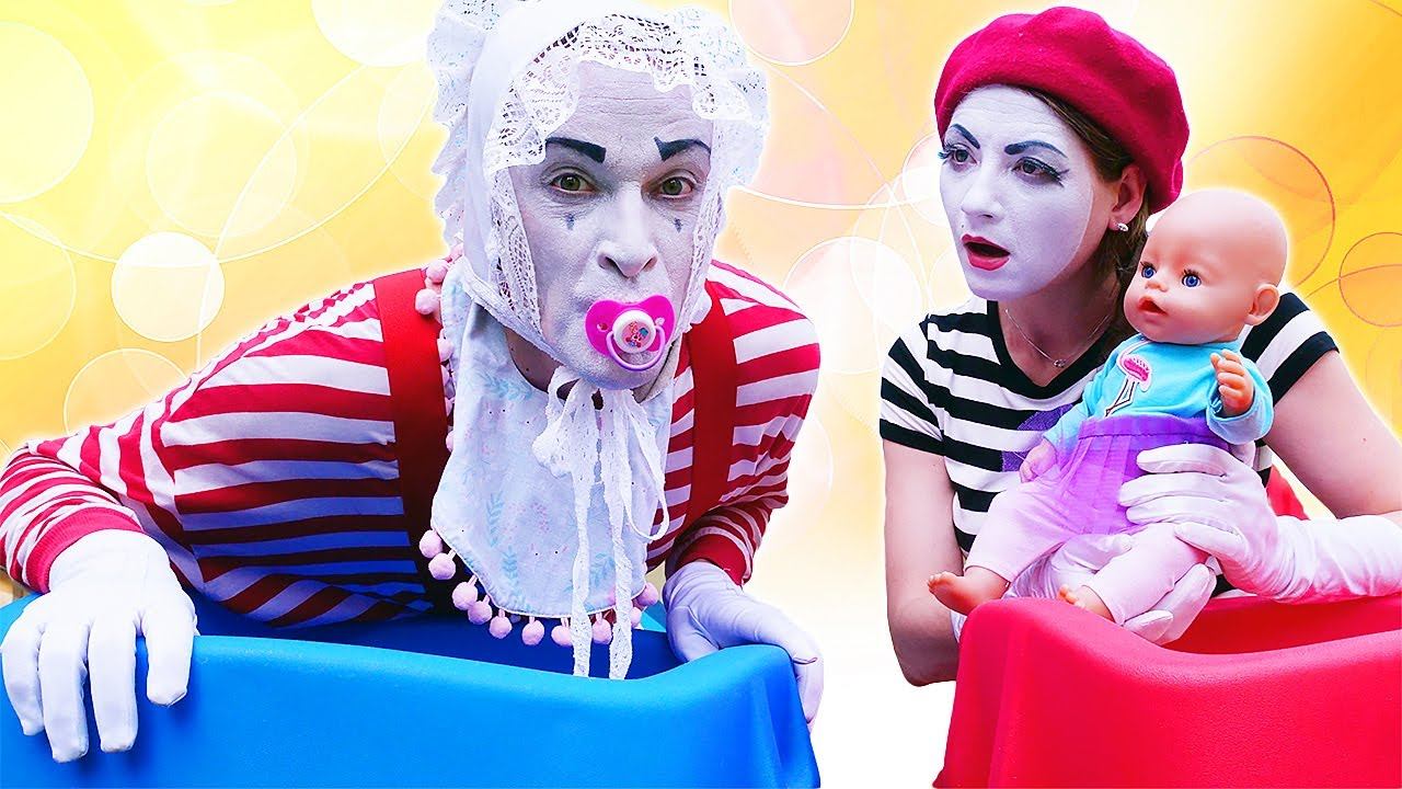 Смешные видео с БЕБИ БОН. Кукла Беби Бон капризничает. Мим стал малышом? Игры дочки матери смотреть онлайн