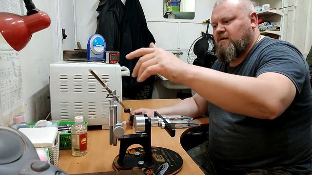 Крутая доработка точилки Профиль К03 Про. Титановая направляющая абразива. смотреть онлайн