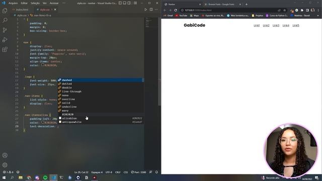 Como fazer uma Navbar com HTML5 e CSS3 | GabiCode смотреть онлайн