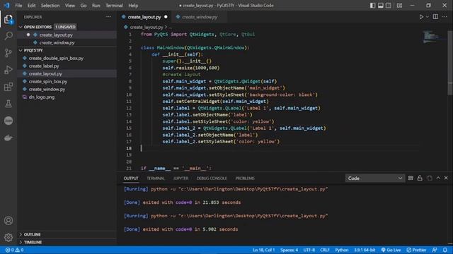 PyQt5 Tutorial #4 - Layout Management QHBoxLayout & QVBoxLayout смотреть онлайн