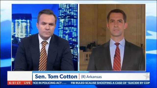 April 21, 2021: Tom Cotton Joins Newsmax смотреть онлайн