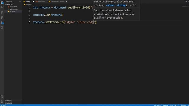 TypeError: Cannot read property 'setAttribute' of Null in JavaScript смотреть онлайн