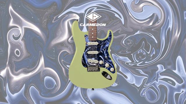 This pickguard will make your guitar hypnotizing. смотреть онлайн