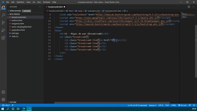 11 - Migas de pan (breadcrumb) смотреть онлайн