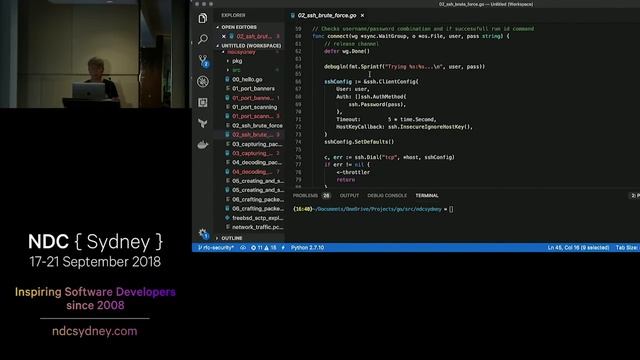 Hacking with Go - Victoria Almazova смотреть онлайн