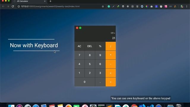 JavaScript Calculator - Macbook Like Calculator
