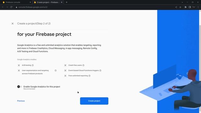 7.Creating A New Firebase Project For Our Chatting App | Chatting App In Flutter смотреть онлайн