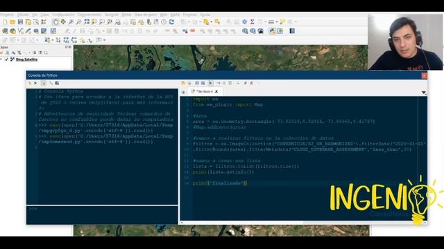 Multitemporal con Python Google earth engine y Qgis смотреть онлайн