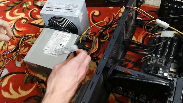 Подключение 2-х блоков питания к одному ПК смотреть онлайн