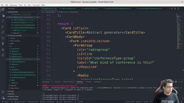How did we build CFP Guru App in React, Typescript and Patternfly I Form State | Anuj Singla | #5 смотреть онлайн