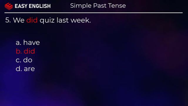 Simple Past Tense Quiz | Learn English смотреть онлайн