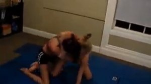 FEMALE WRESTLING: MELISSA vs JENNY