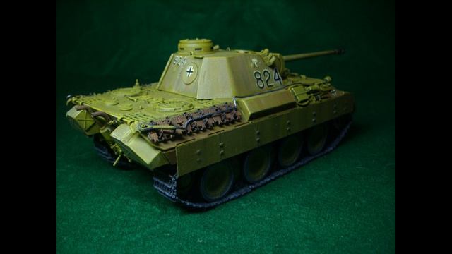 Танк Пантера от "Звезда" масштаб 1/35 Panther tank "Zvezda" 1 35 scale смотреть онлайн