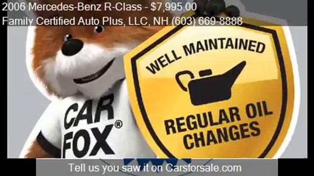 2006 Mercedes-Benz R-Class For Sale In Manchester, NH 03103