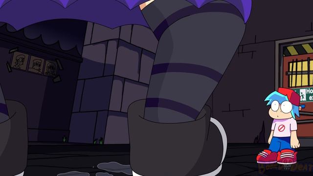 18 FNF - Boyfriend Meets SkyBlue CARTOON NOT FOR KIDS