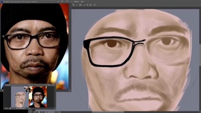 Part 1 "ED CALUAG" Timelapse Digital Painting Adobe Photoshop X Wacom | Rodel Vlogs смотреть онлайн