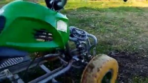 Квадрик с мотором от бензокосы