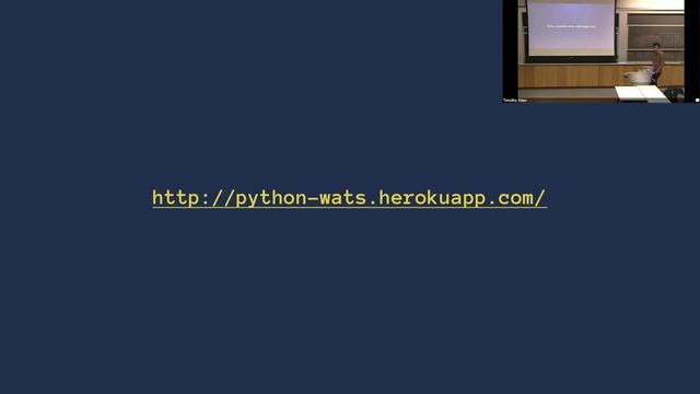 Philly PUG Nov '15: Python Tips, Tricks and Hidden Features смотреть онлайн