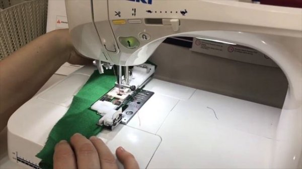 Швейная машина JUKI HZL F600 Делаем петли, глазковая петля