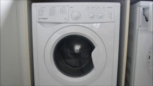 My Indesit ecotime IWC71252W washing machine, plumbing in and final spin (1200rpm). (sold)