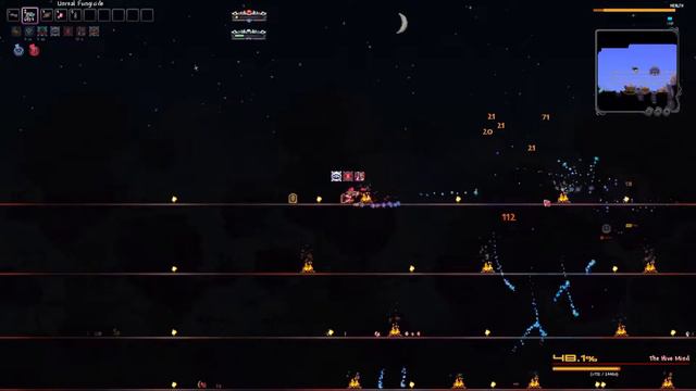 Terraria Calamity - The Hive Mind Boss Fight - Revengeance Mode смотреть онлайн