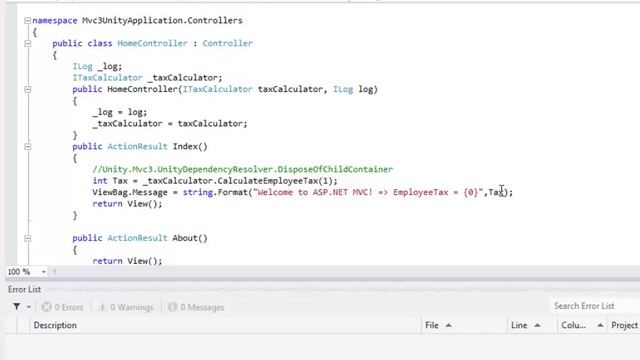 Injecting Dependency in MVC, WCF and Web Form Application смотреть онлайн