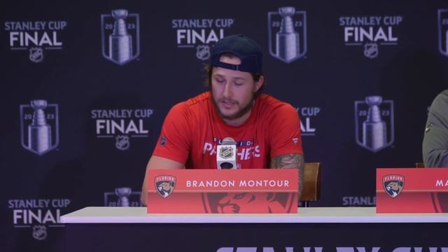 Florida Panthers D Brandon Montour Talks About Birth of Son Between Games 1 & 2 of Stanley Cup Fina смотреть онлайн