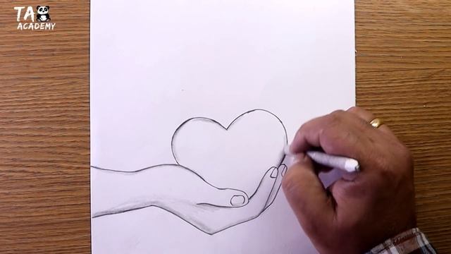 How to draw love with Butterfly pencildrawing@TaposhiartsAcademy смотреть онлайн