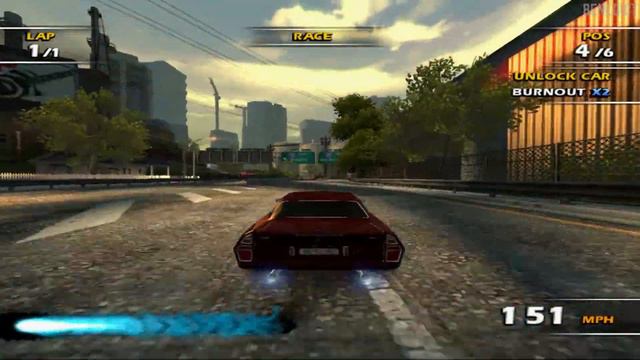 BURNOUT DOMINATOR | PS2 Gameplay смотреть онлайн