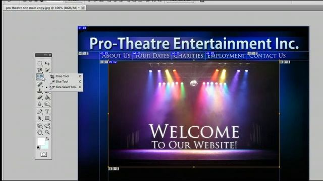 How To Use The Slice Select Tool in Adobe Photoshop смотреть онлайн