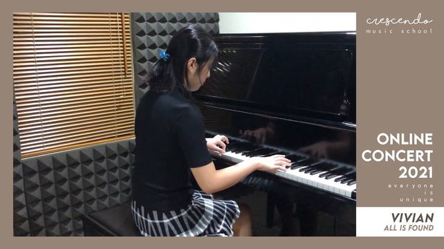 Vivian - All is Found | Piano Performance | Online Competition 2021 смотреть онлайн