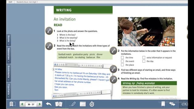 English, Grammar, Can and Adverbs, Aim High 1@Omeed Private High School смотреть онлайн