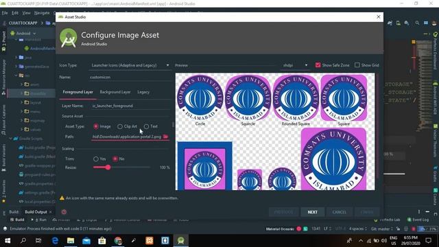 How to change the launcher icon in android studio || Update the launcher icon || Android studio смотреть онлайн