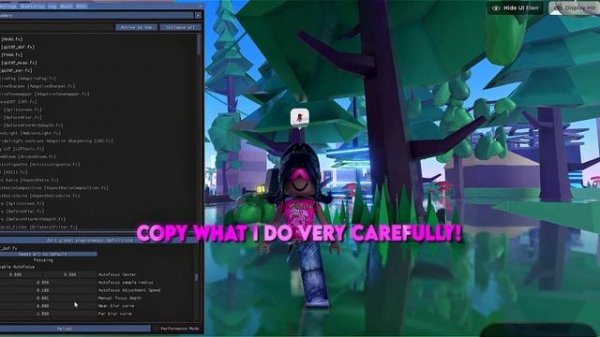 How to get glossy Roblox Shaders! (my roblox shader settings)