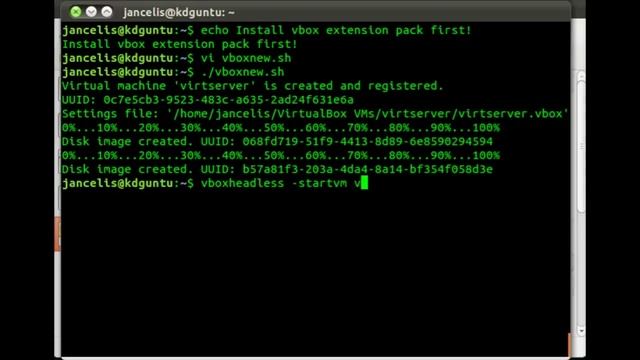virtualbox vboxmanage headless смотреть онлайн