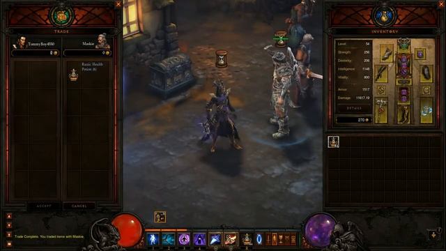 Tommyboy Play's Diablo 3 Pt.05 (Hell-M.P.10-Wizard&Barbarian) смотреть онлайн