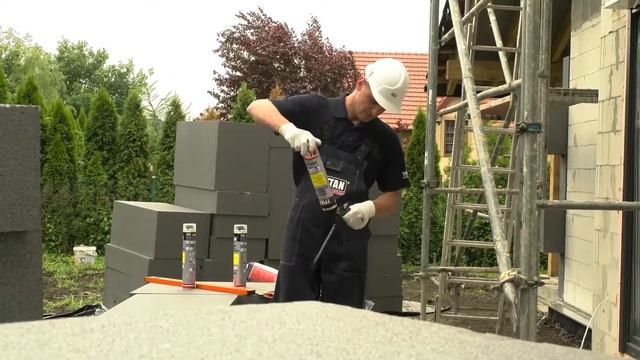 Утепление фасада полиуретановым клеем TYTAN Professional IS 13 смотреть онлайн