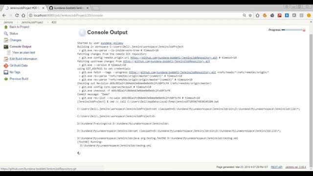 Jenkins Job: Configuring SCM, Build Jobs And Polling The SCM: Part 1 смотреть онлайн