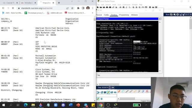 Packet Tracer 7.2.7 || Lab - View Network Device MAC Addresses смотреть онлайн