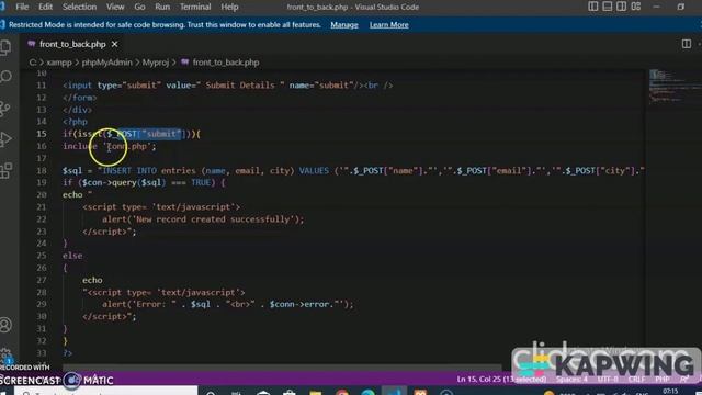 PHP and MySql - Registration Form (Insert from html to mysql) смотреть онлайн