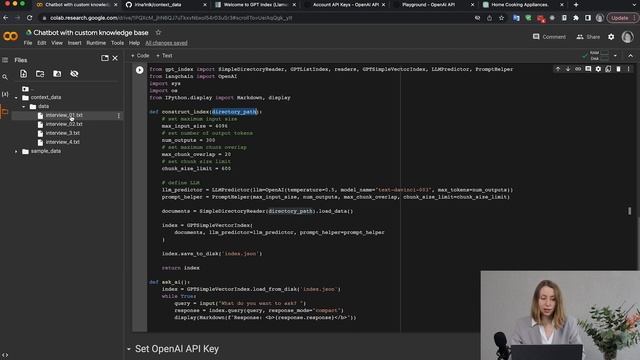 Build AI chatbot with custom knowledge base using OpenAI API and GPT Index смотреть онлайн