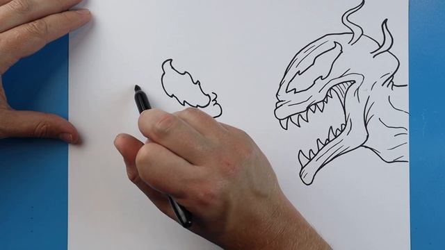 How to Draw VENOM VS CARNAGE FACE OFF смотреть онлайн