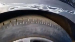 Ремонт задних арок-крыльев стеклотканью (стекловолокном) ---1й день - подготовка