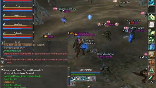 Lineage 2 / Dark Avenger PvP vol. 2 / l2.cl server / clan DarkHunters смотреть онлайн