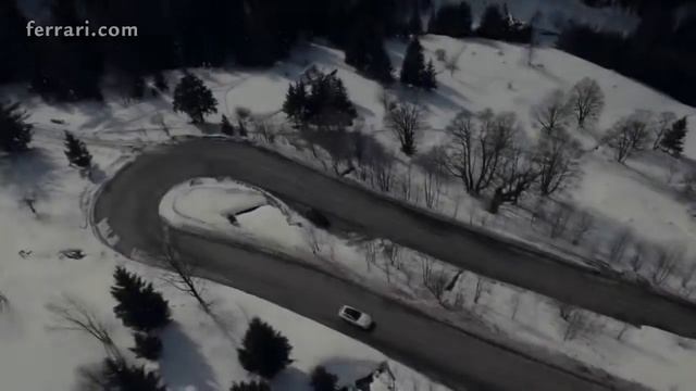 Ferrari GTC4Lusso invades Courchevel - have a ride with us! Ferrari Francorchamps Motors смотреть онлайн
