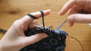 Жаккард с двух рук || Очень удобный и простой способ вязания жаккарда