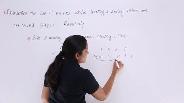 Determine The Size Of Memory When Starting & Ending Address Is Given смотреть онлайн
