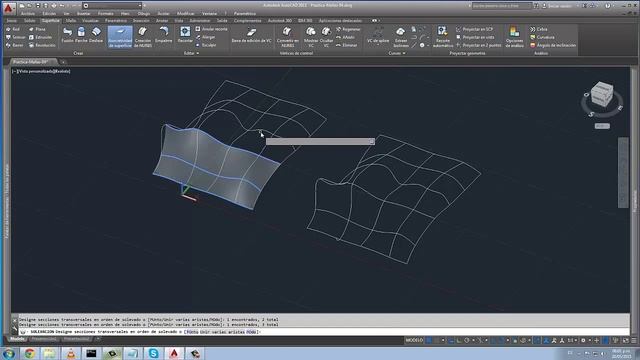 Autocad 3D Superficies solevadas en ACAD 2015 смотреть онлайн